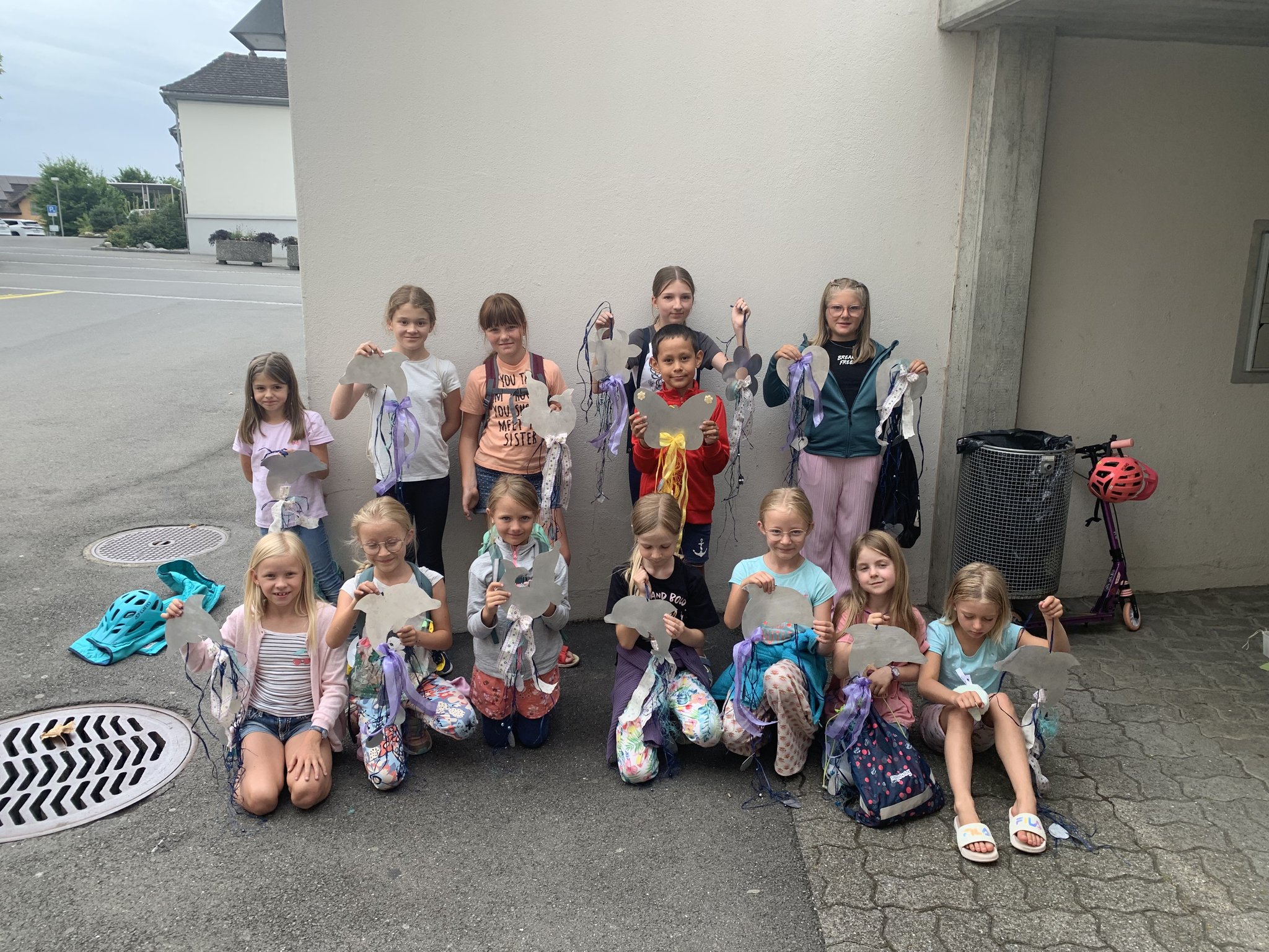 Gruppe Alublech-Deko