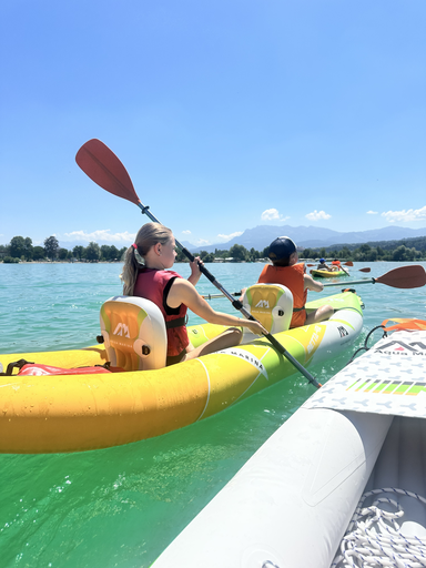 Kajakfahren auf dem Sempachersee